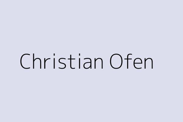 Christian Ofen